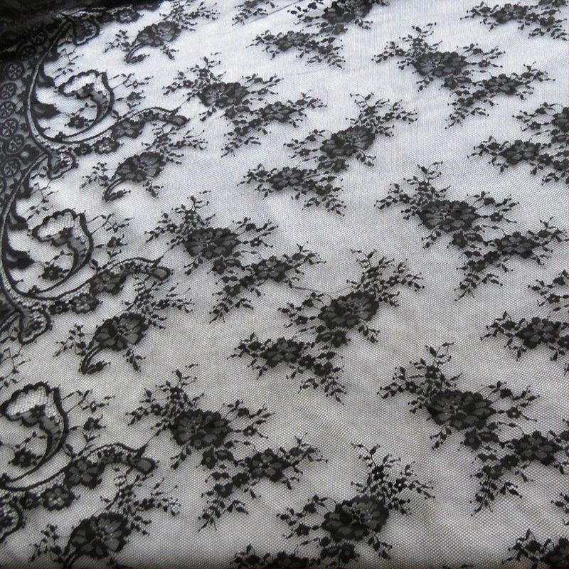 Lace Trim Eyelash Lingerie Lace Fabric for Women's Wear Wholesale Supp 16